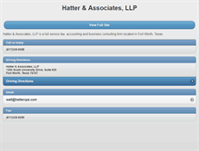 Tablet Screenshot of hattercpa.com